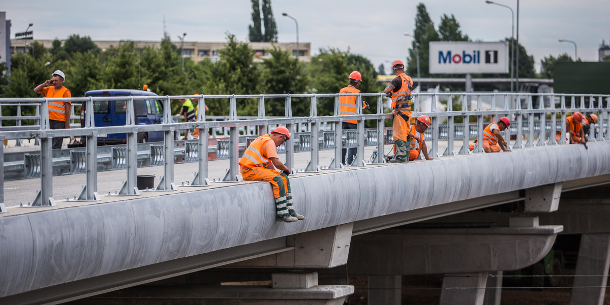 Remont estakady katowickiej jest na półmetku