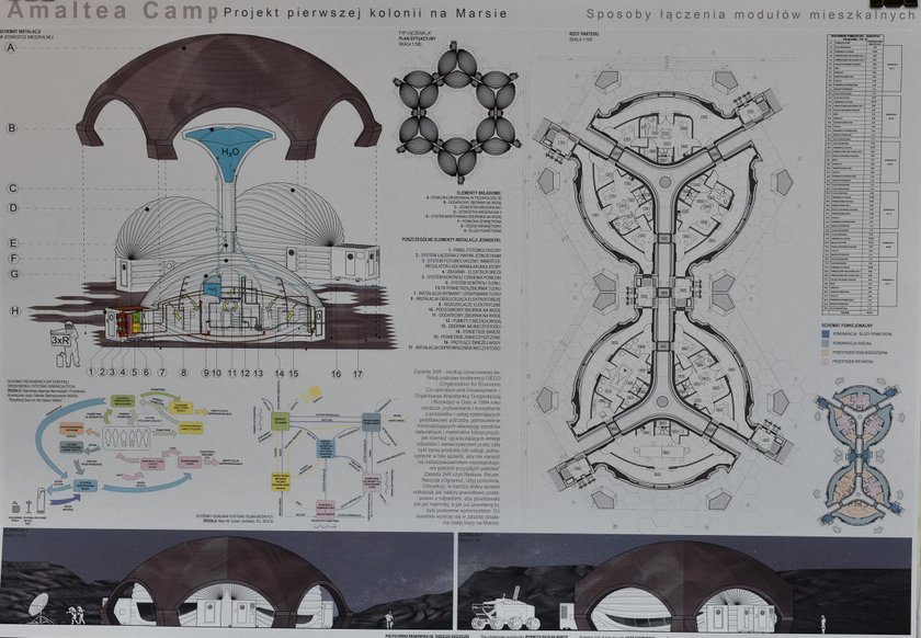 Student z Krakowa zaprojektował kolonię na Marsie