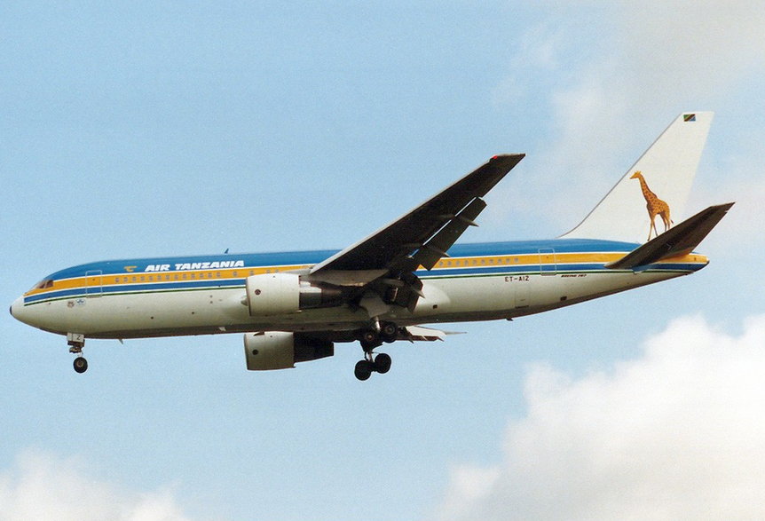 Boeing 767-260ER (ET-AIZ) w barwach Air Tanzania