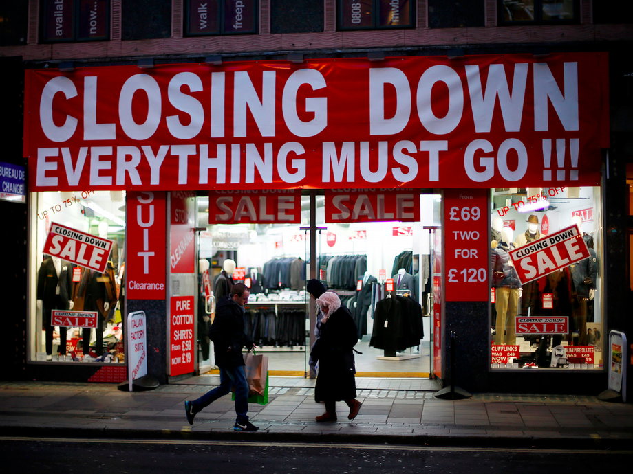 The outlook for High Street retailers is grim.