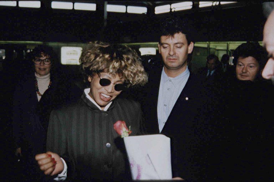 Erwin Bach i Tina Turner w 1992 r.