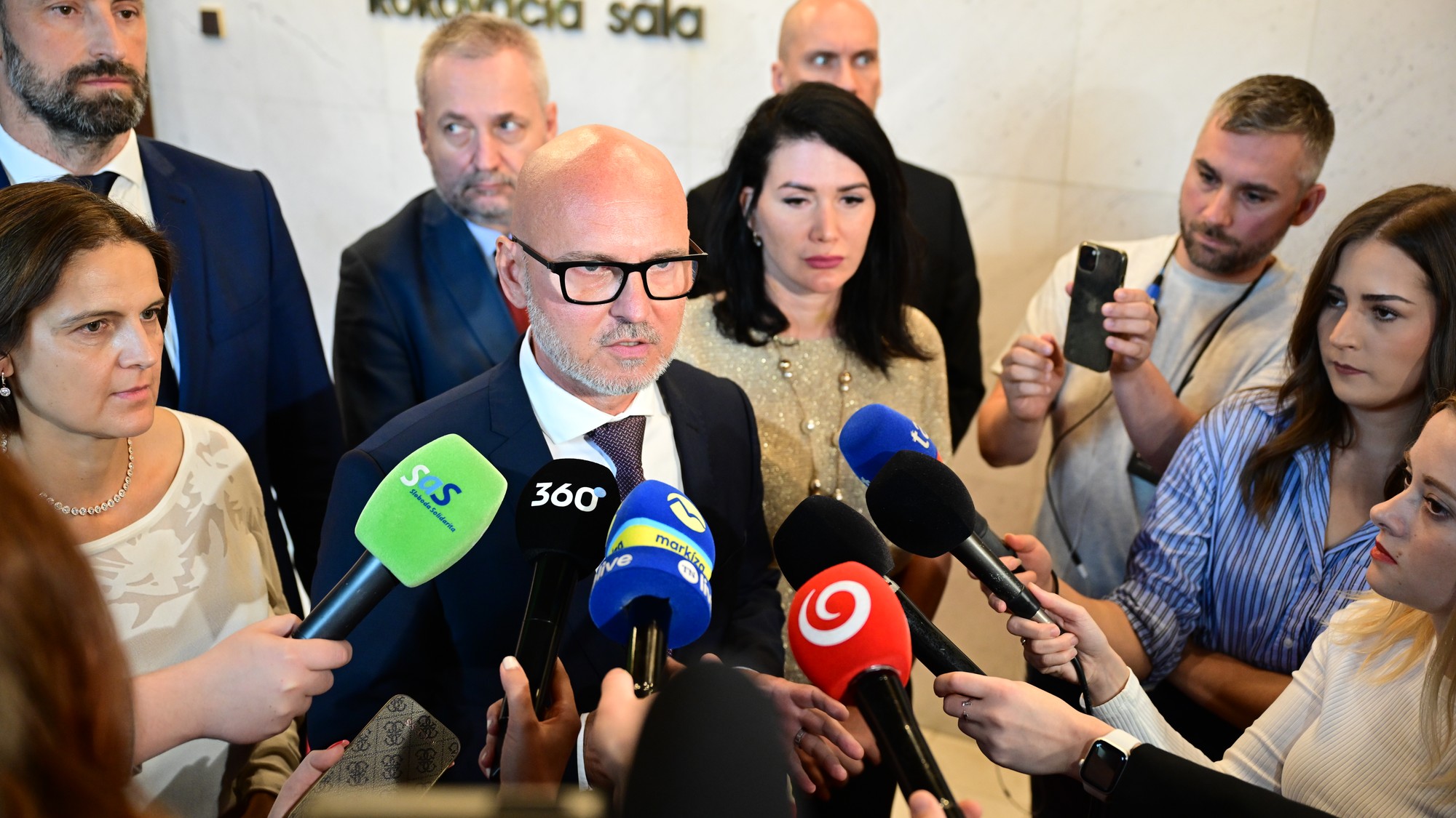 Predseda SaS Branislav Gröhling.