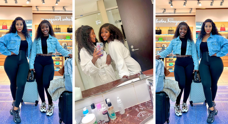 Desire Luzinda spoils daughter in UAE trip luxury, Sharon O fantasises/Instagram