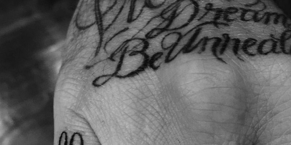 David Beckham zrobił sobie nowy tatuaż