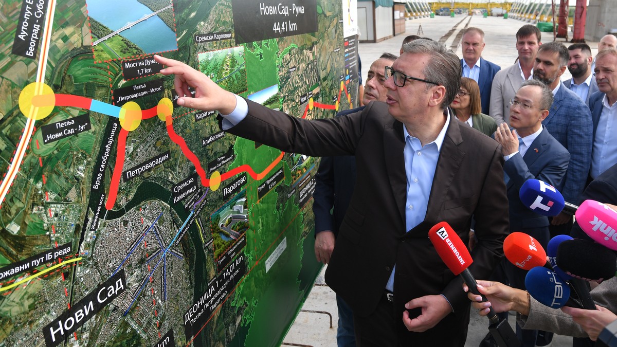  Aleksandar Vučić  radovi na Fruškogorskon koridoru   