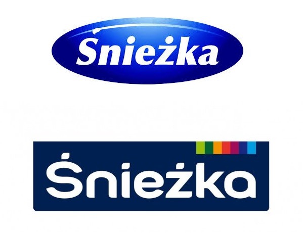 Bez wątpienia unowocześnione zostało także logo Fabryki Farb i Lakierów Śnieżka. Pojawienie się gamy kolorów nawiązuje do branży, w której działa spółka.