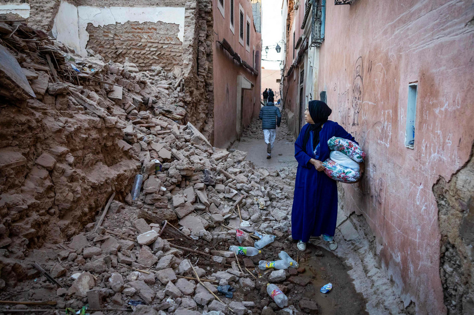 Ogromne zniszczenia w Marrakeszu
