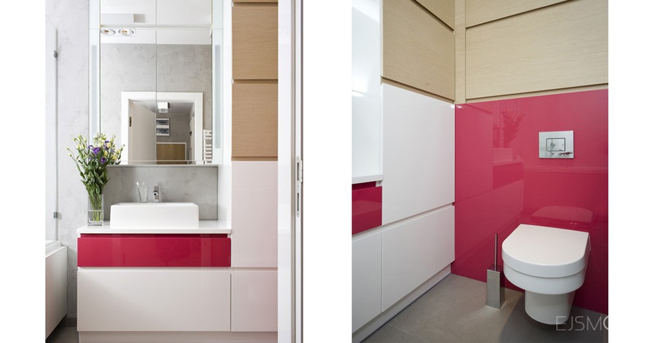 Nowoczesna łazienka - projekt Ejsmont