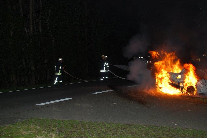 Uratowała brata bliźniaka z płonącego auta