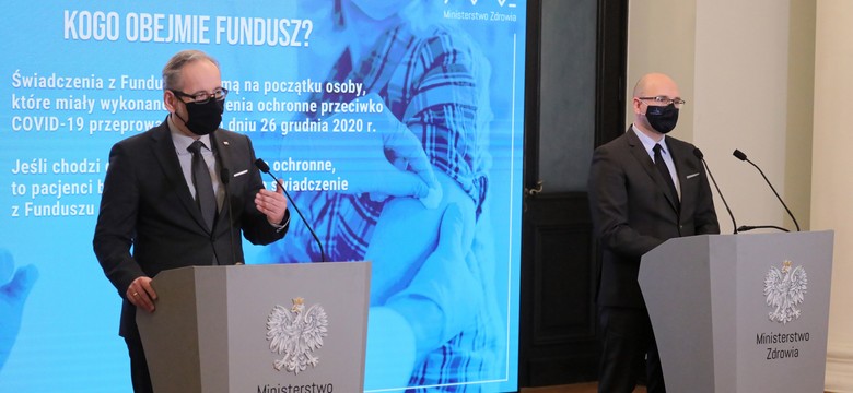 Niedzielski: Od 10-100 tys. odszkodowania za niepożądany odczyn poszczepienny
