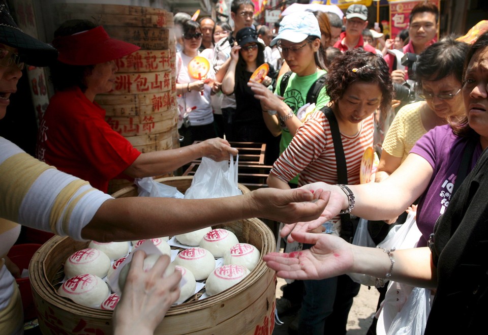 CHINY HONGKONG FESTIWAL SŁODKICH BUŁECZEK