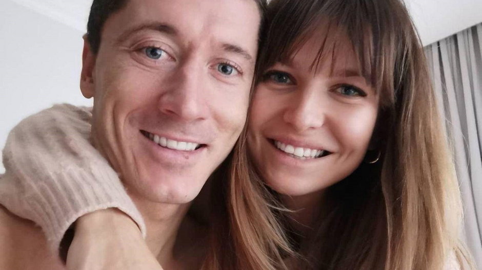 Robert Lewandowski i Anna Lewandowska