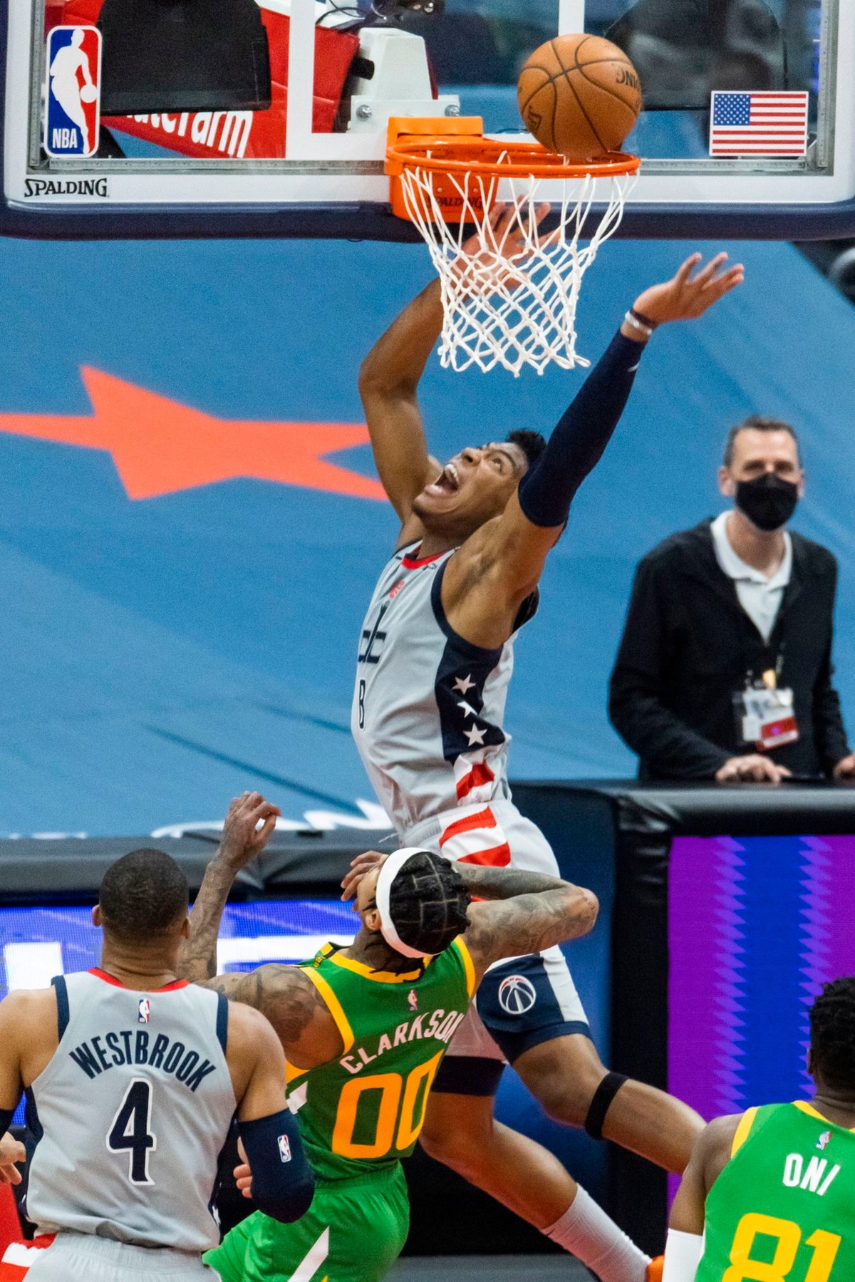 Rui Hachimura z Washington Wizards Dostawca: PAP/EPA.