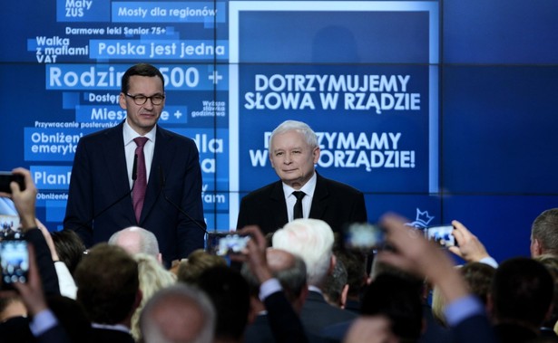 Mateusz Morawiecki i Jarosław Kaczyński