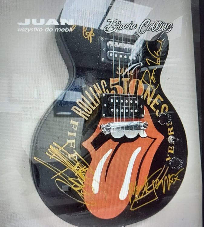 Rolling Stones: gitara z podpisami 