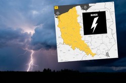 Pogoda. Burze nie odpuszczają. Ostrzeżenia IMGW dla części kraju
