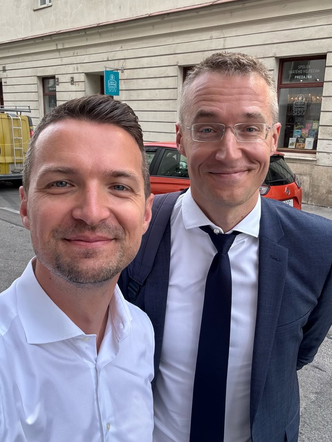 Viktor Vincze a Michal Kovačič. 