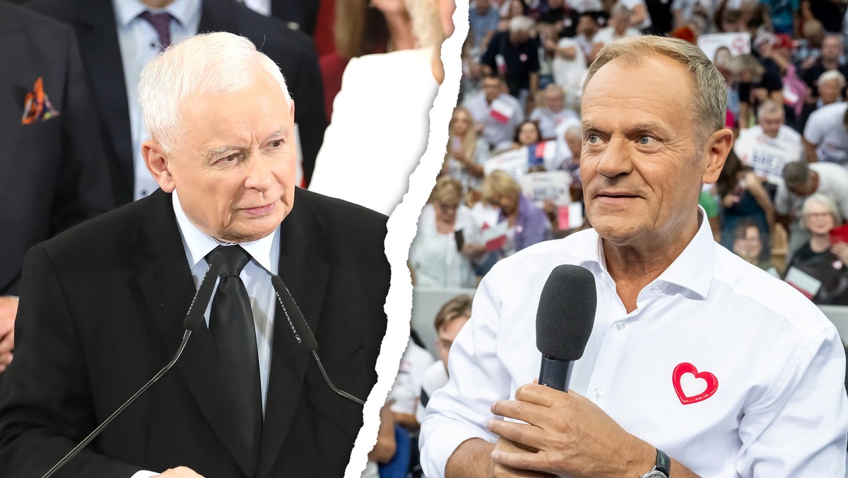 Jarosław Kaczyński i Donald Tusk