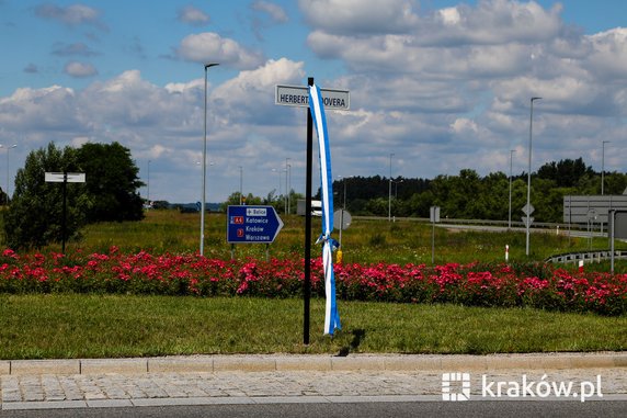 Uroczystość nadania rondu przy ul. Mirowskiej imienia Herberta Hoovera