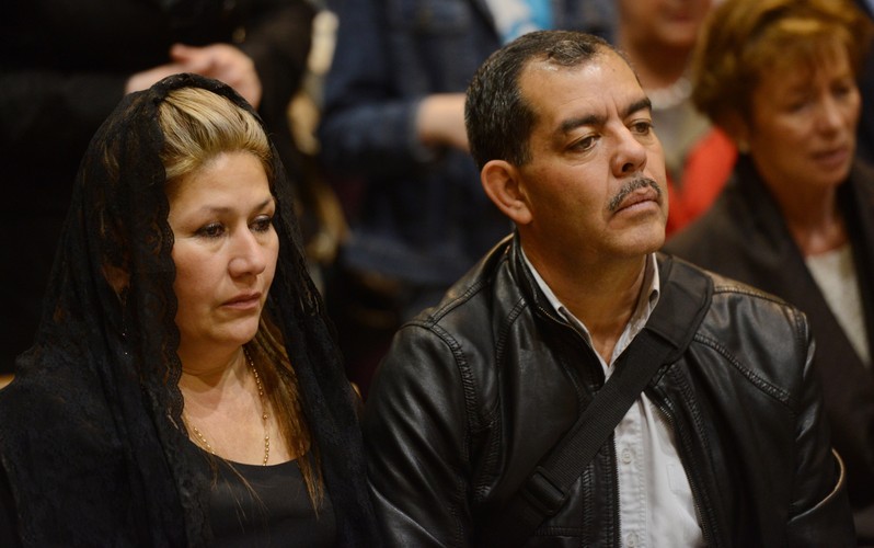 Floribeth Mora, Kostarykanka uzdrowiona przez Jana Pawła II, i jej mąż Edwin Solano