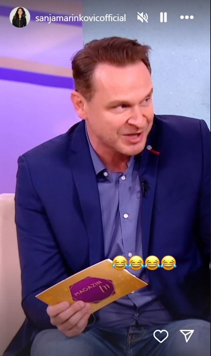 Sanja Marinković i glumac Enis Bešlagić