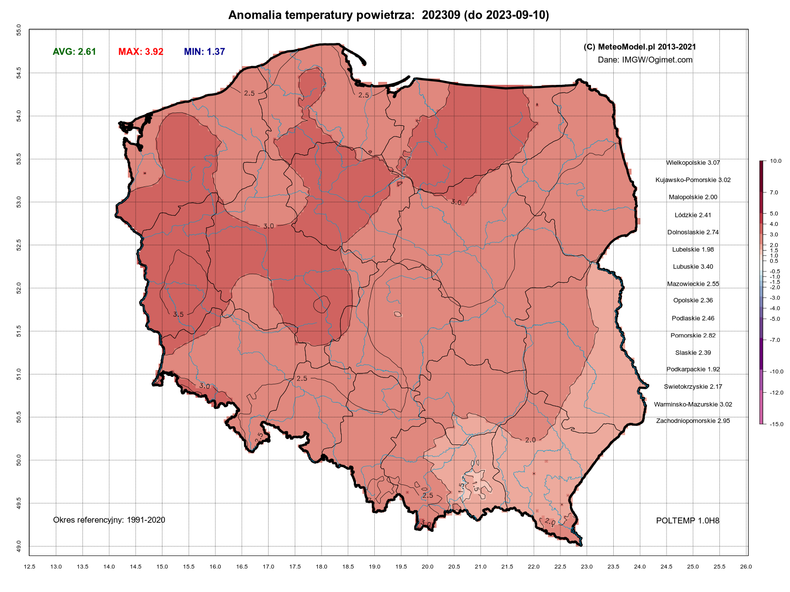 Wrzesień jak na razie jest wyjątkowo ciepły