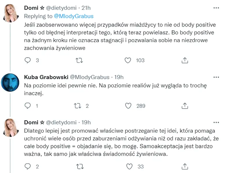 Quebonafide dyskutuje z dietetyczką o ruchu body positive