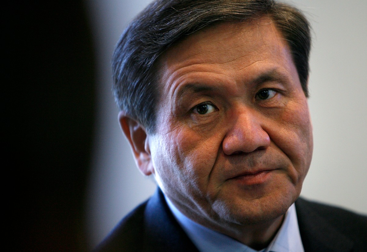 Nambaryn Enkhbayar, prezydent Mongolii. Fot. Bloomberg
