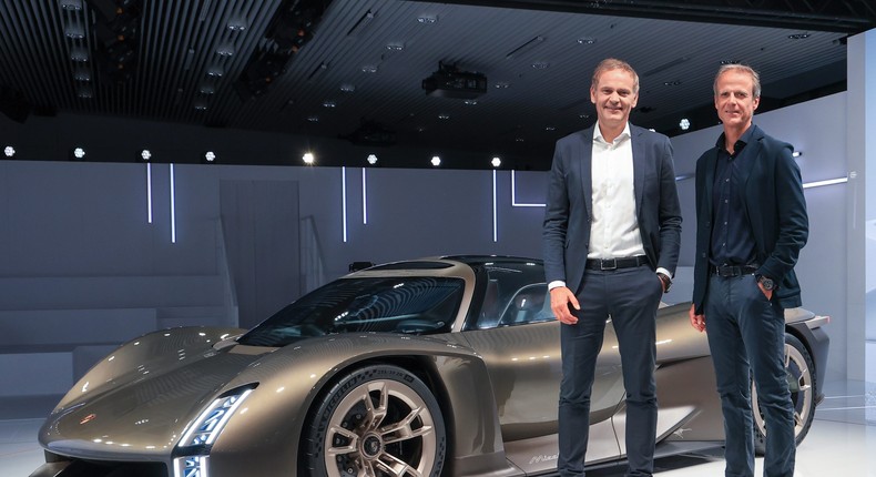 Porsche unveils the Mission X, a new concept car that it wants to make ...