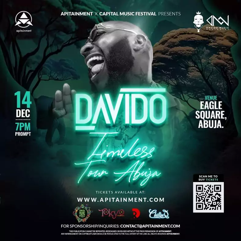  Timeless Tour by Davido in Abuja this December|Fab.ng