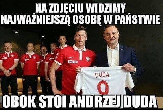 Robert Lewandowski Piłkarzem Roku UEFA - memy