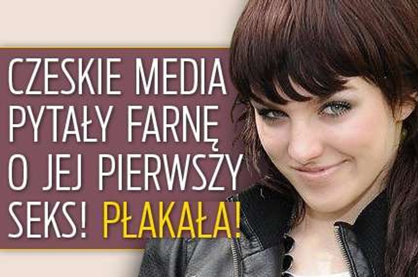 Czeskie media pytały Farnę o jej pierwszy seks! Ewa płakała