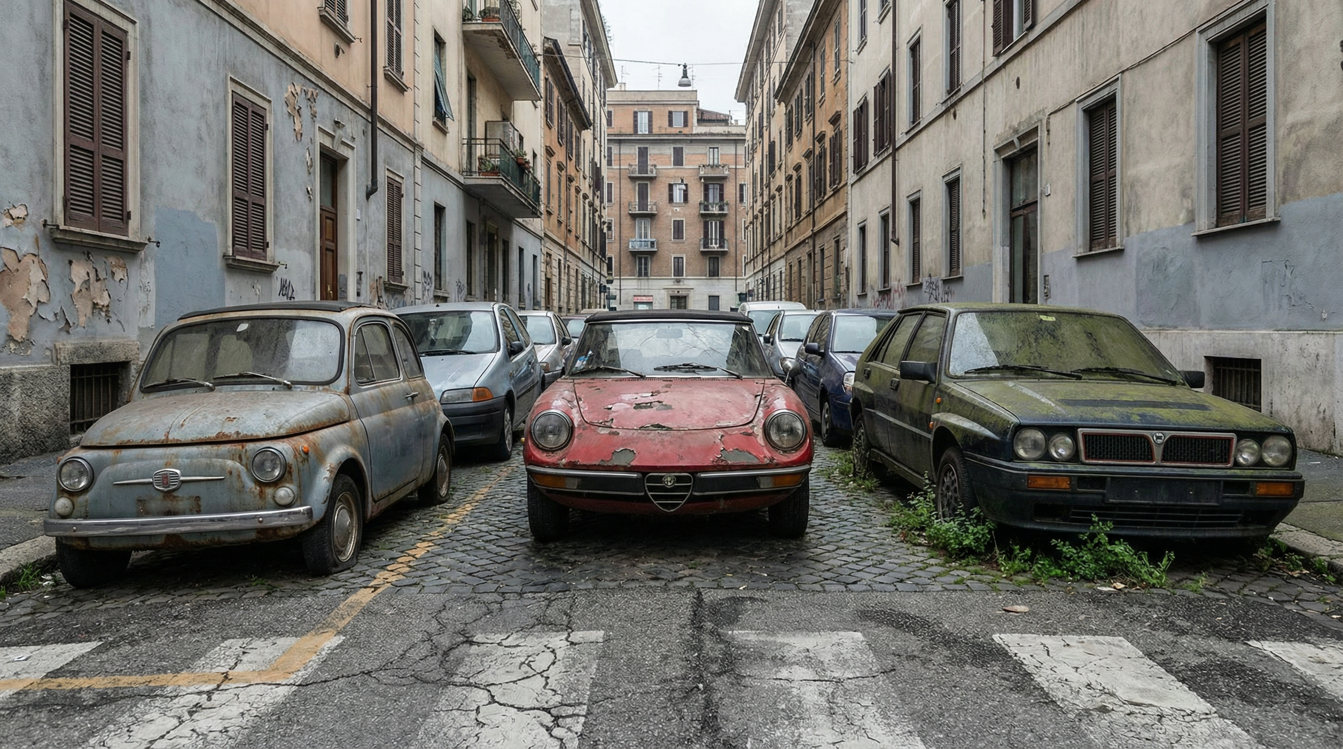 Addio auto fantasma: nuova legge libera 4 milioni di relitti dalle città italiane