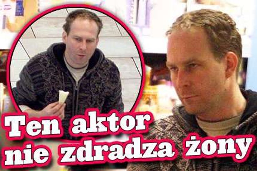 Ten aktor nie zdradza żony