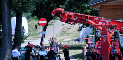 W Warszawie samochód wpadł do wody