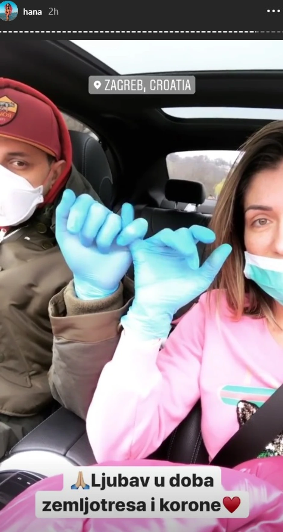 Hana Hadžiavdagić, zemljotres u Zagrebu