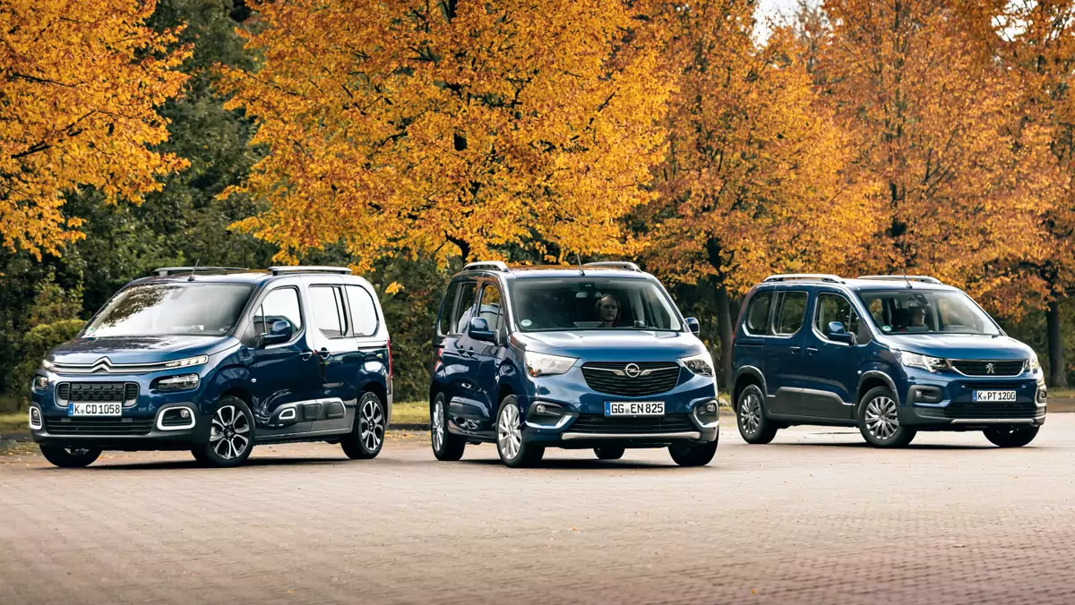 Citroën Berlingo, Opel Combo Life, Peugeot Rifter