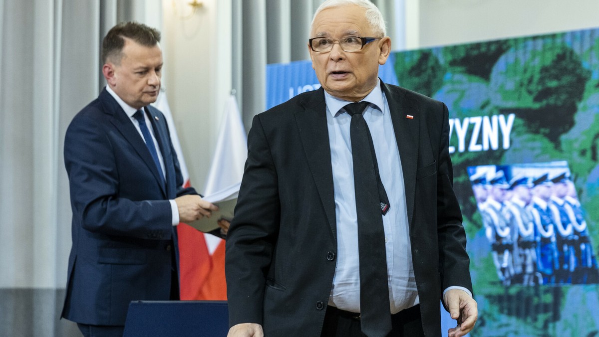 Mariusz Błaszczak i Jarosław Kaczyński