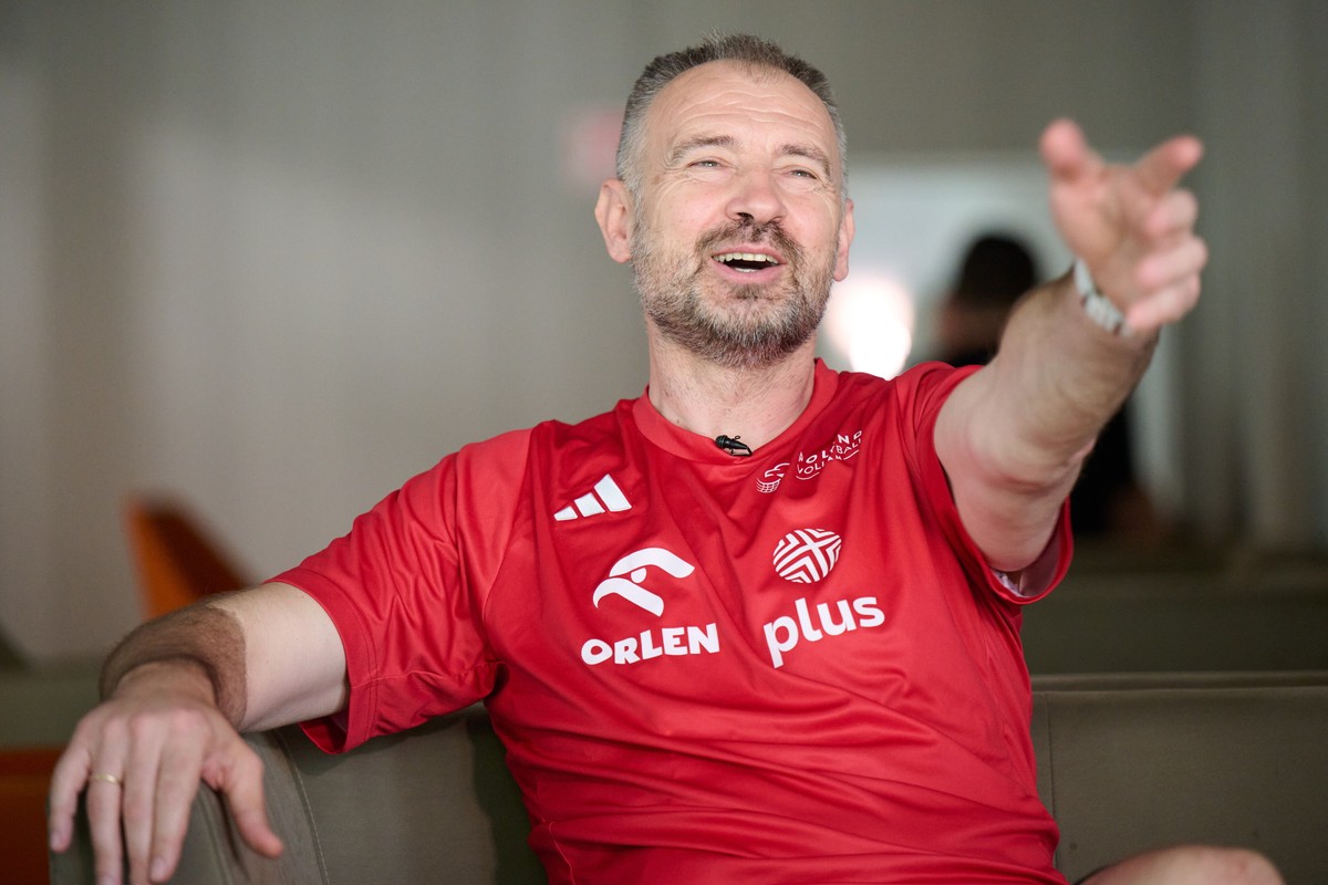 Trener reprezentacji Polski Nikola Grbic