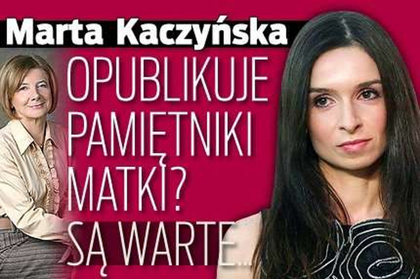 Marta Kaczyńska opublikuje pamiętniki matki? Są warte miliony!