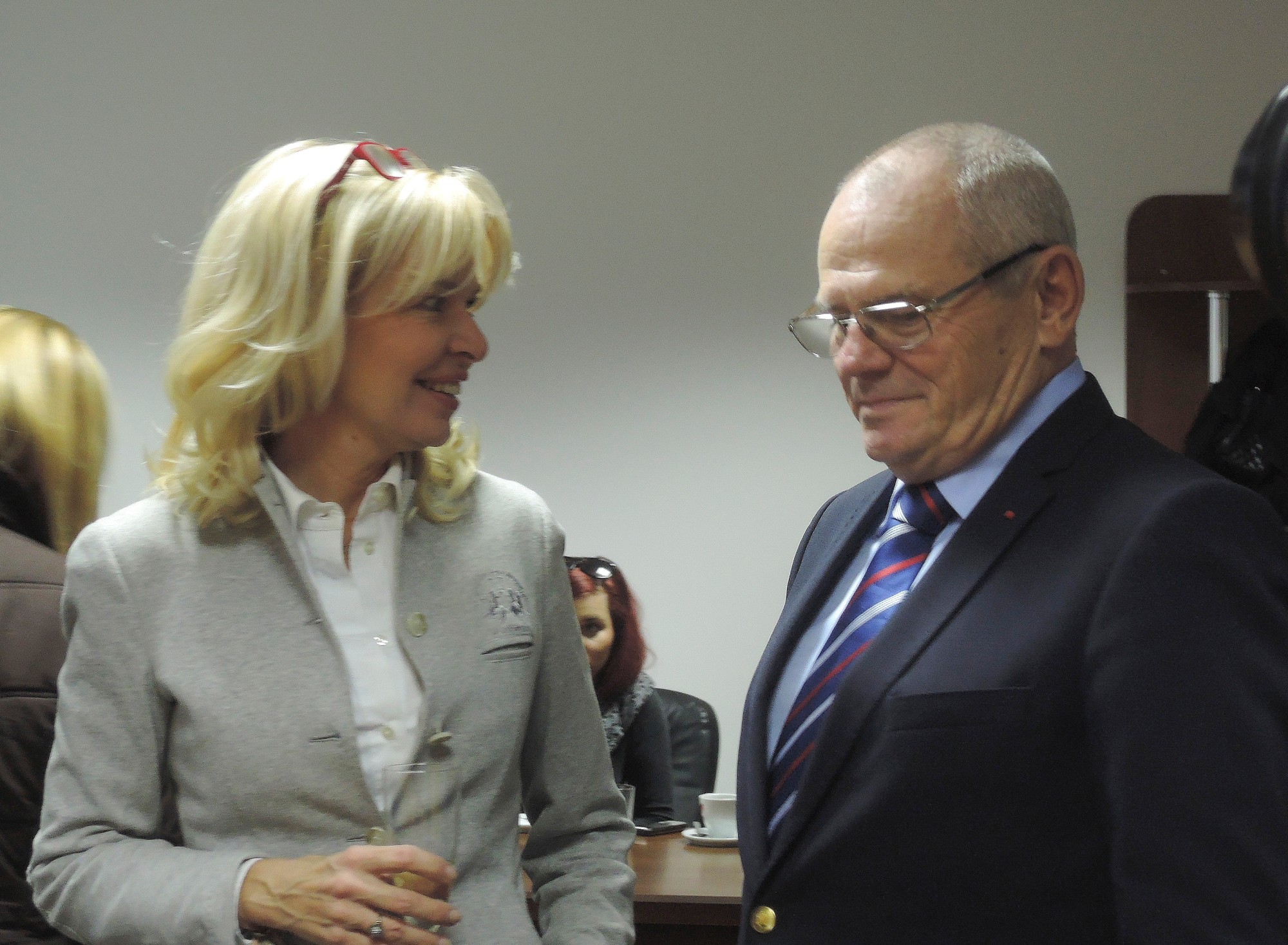 Zuzana Ťapáková a Milan Kňažko.