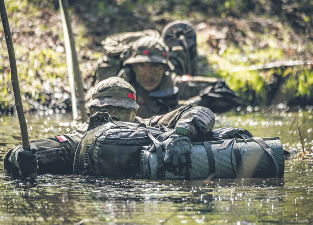 Żołnierze 15 Giżyckiej Brygady Zmechanizowanej podczas ćwiczeń