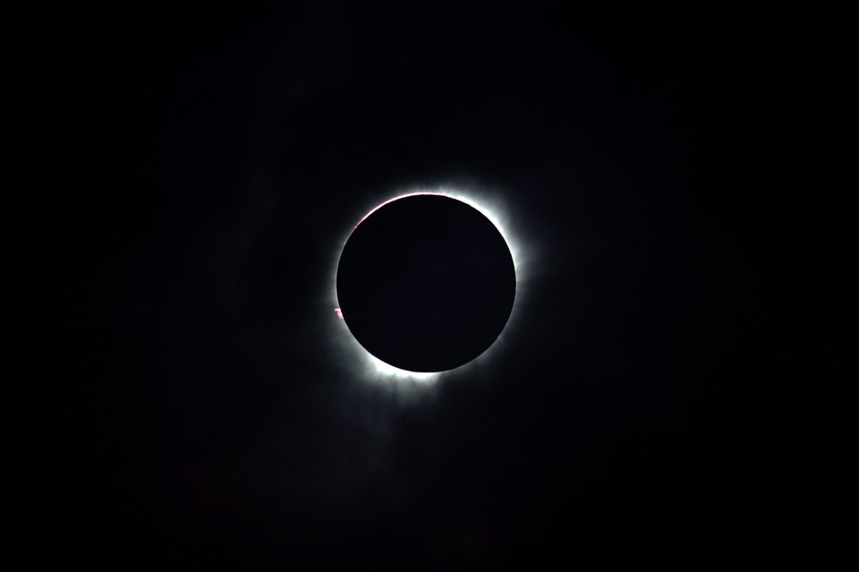 INDONESIA SOLAR ECLIPSE (Total solar eclipse seen in Ternate, Maluku Islands, Indonesia)