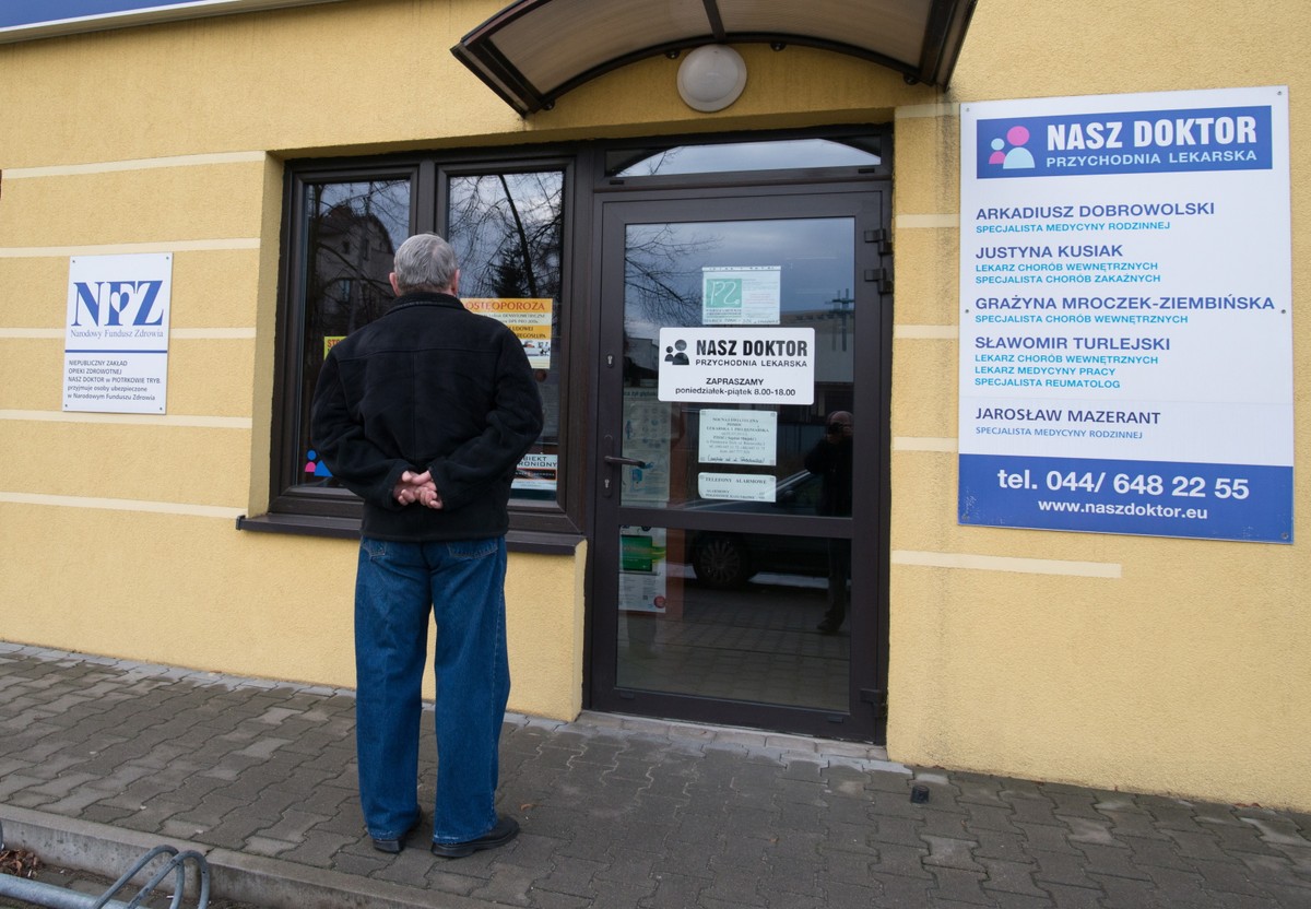 Zamknięta przychodnia w Piotrkowie Trybunalskim