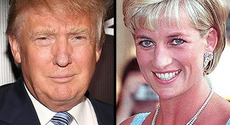 Donald Trump and Princess Diana