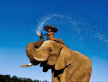 Knysna, Dél-Afrika. Harper's Bazaar, 2009. szeptember. Fotó: Jean-Paul Goude.