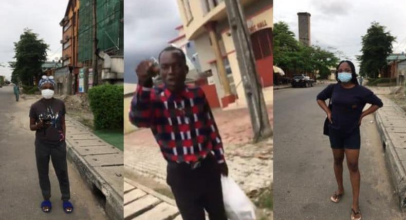 Pastor clashes with mini pant-wearing girls in the street, calls them daughters of Jezebel (video)