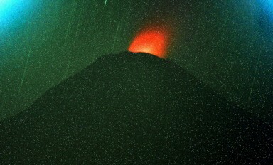 MEXICO-COLIMA VOLCANO