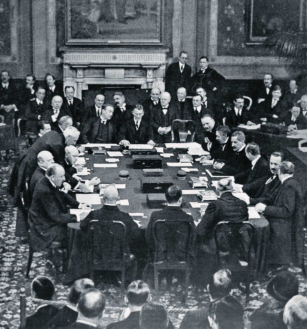 Parafowanie traktatów lokarneńskich. 16 października 1925 r.