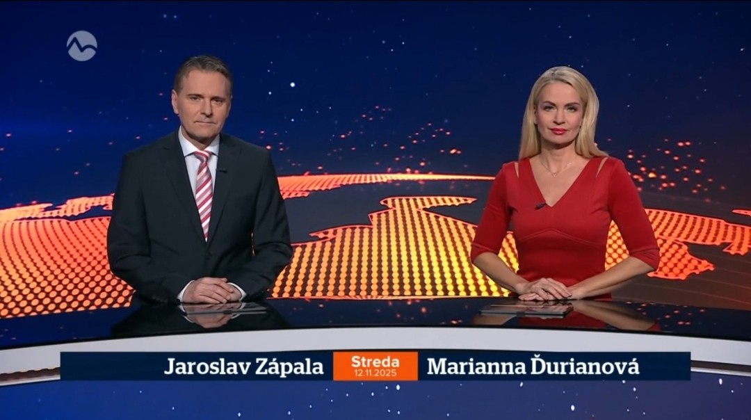 Moderátor Jaroslav Zápala a Marianna Ďurianová.
